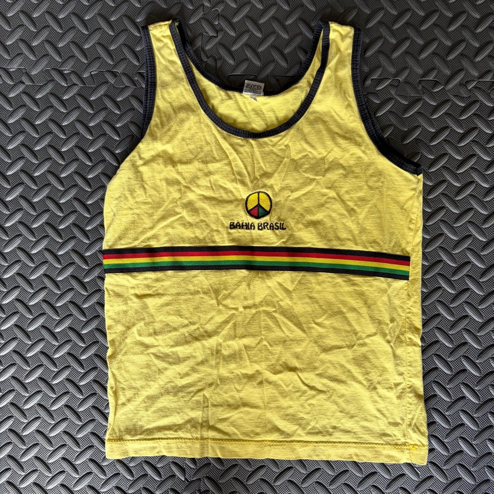 Bahia Brasil Yellow Tank Top